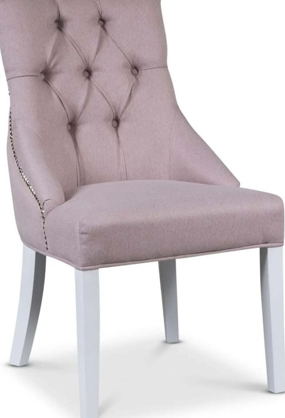 Tuva EUR Matstol - Rosa / Vit