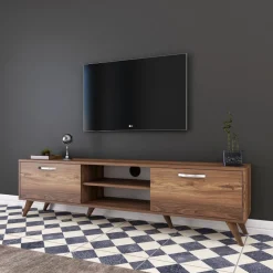 TV-bänk Anon i valnöt - 180 cm