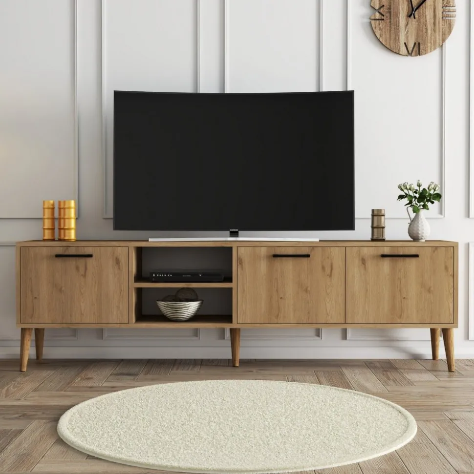 TV-bänk Exxen i ek - 180 cm