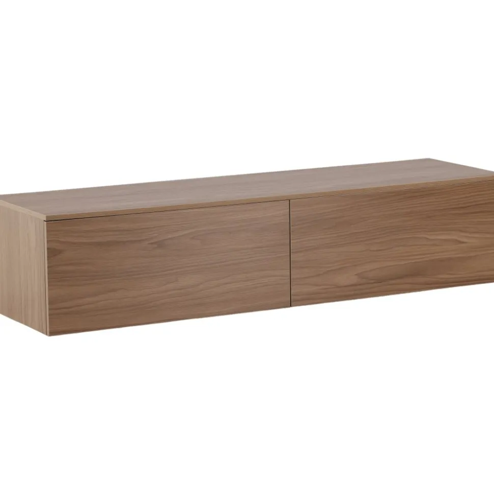 Tv-bänk i valnöt 160 cm - Fredslund