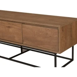 Tv-bänk Milo i valnöt - 140 cm