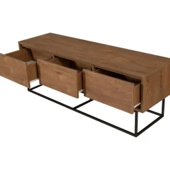 Tv-bänk Milo i valnöt - 140 cm