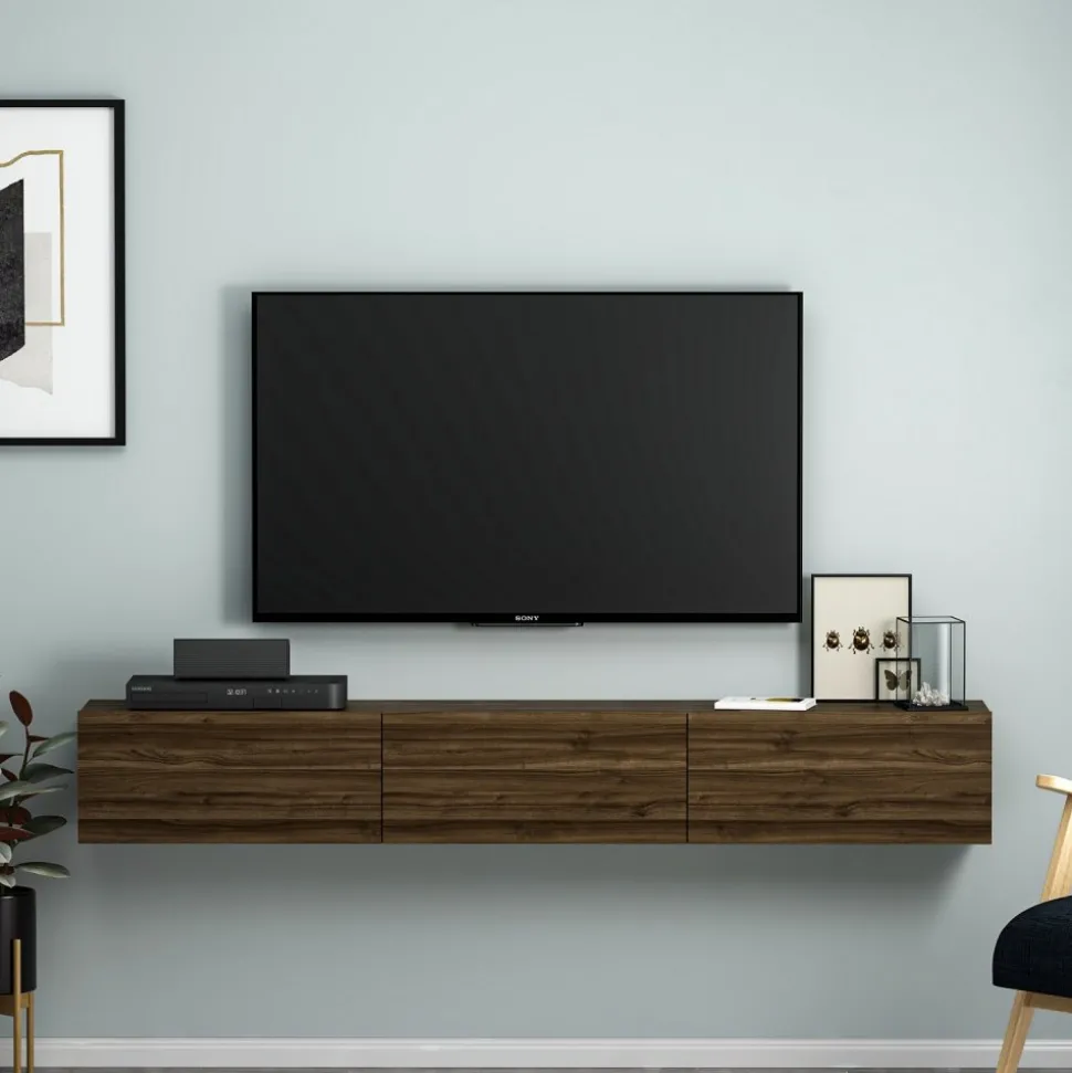 TV-bänk Valnöt - 180 cm