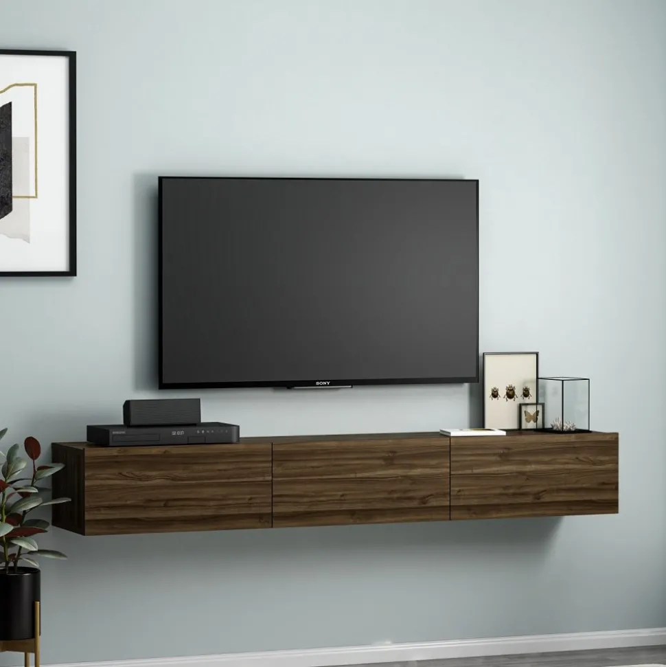 TV-bänk Valnöt - 180 cm