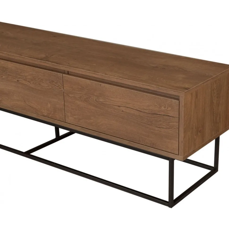 Tv-bänk valnöt 180 cm - Milo