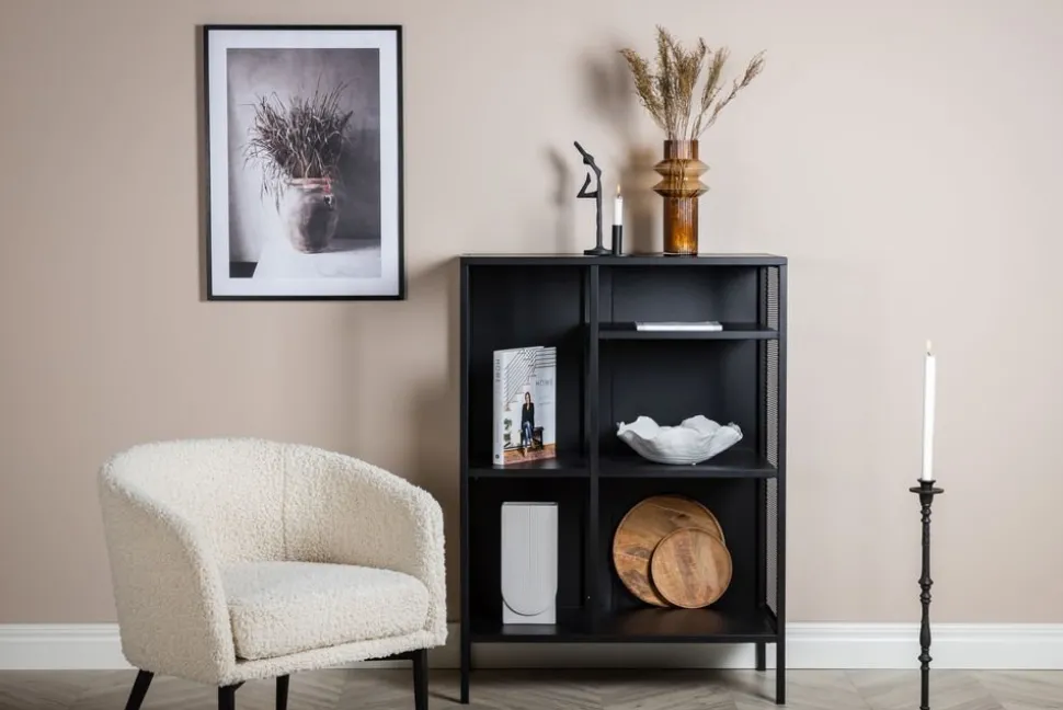 Tvärån skåp - Svart