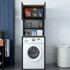 Tvättmaskinskåp med förvaring