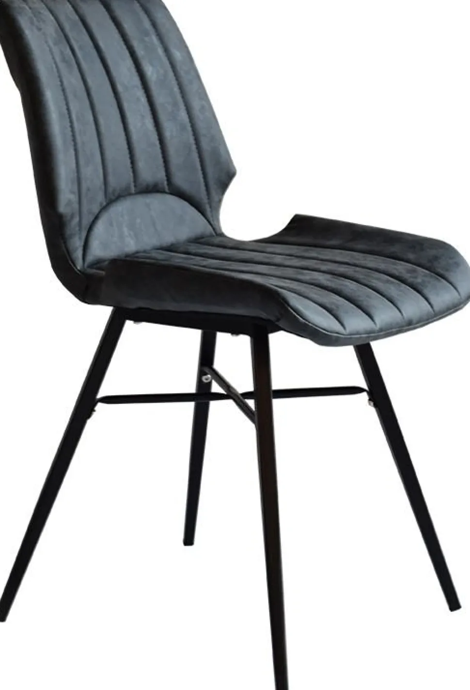 Unique Stol - Antracit vintage läder (Pu)