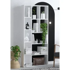 Uranus bokhylla - Vit