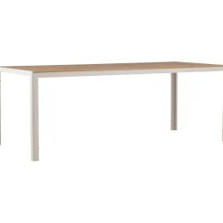 Utebord 205 x 90 cm beige / Teaklook - Copacabana