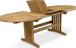 Utebord i teak 180/240 cm - Saltö + Träolja för möbler