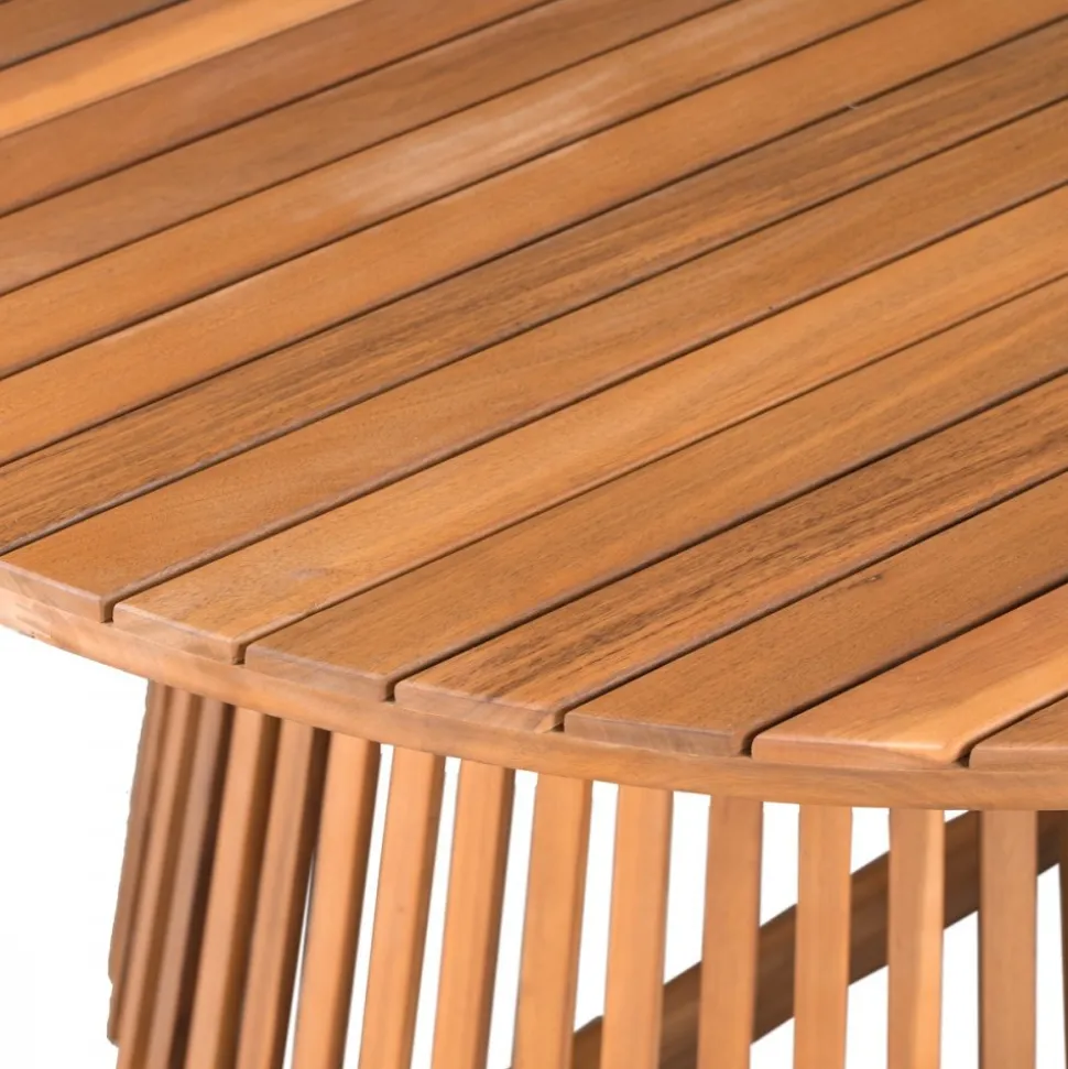 Utebord runt Ø120 cm + Textilskydd för utemöbler