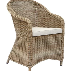 Utegrupp: 8 stolar och matbord 230 x 100 cm rotting - Menton/Mercury