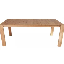 Utegrupp: 8 stolar och teakbord 210 x 90 cm