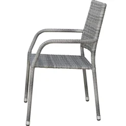 Utegrupp: 8 stolar och teakbord 210 x 90 cm