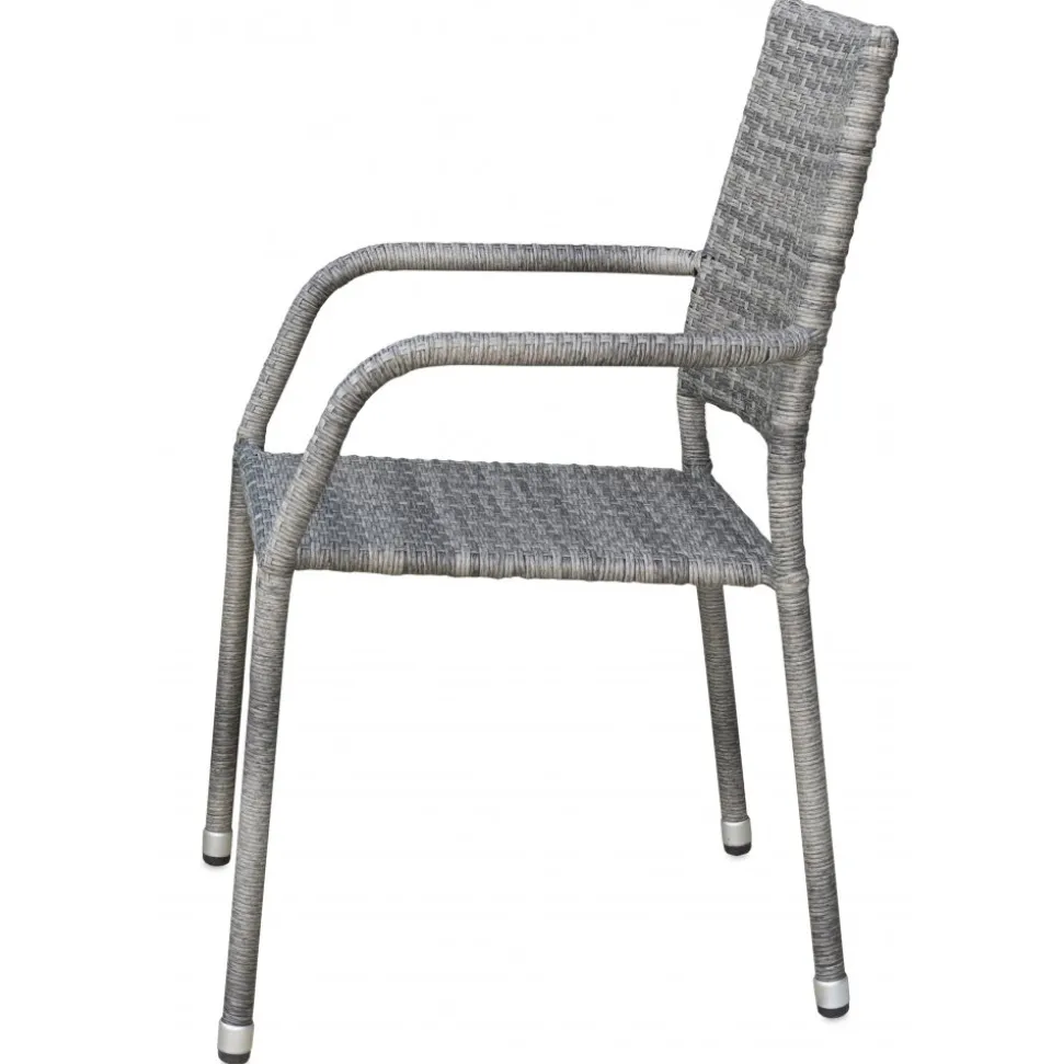 Utegrupp: 8 stolar och teakbord 210 x 90 cm