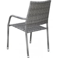 Utegrupp: 8 stolar och teakbord 210 x 90 cm