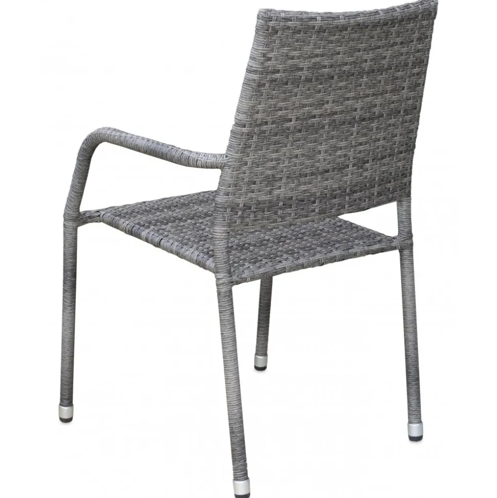 Utegrupp: 8 stolar och teakbord 210 x 90 cm