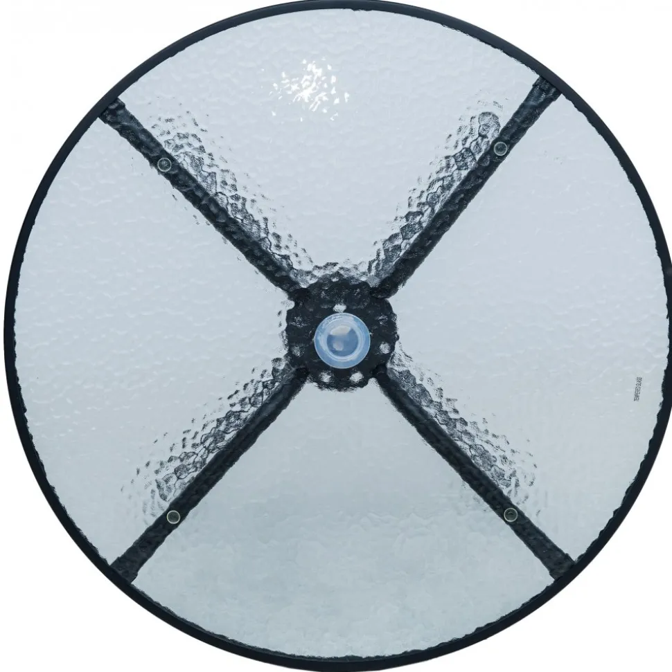 Utegrupp; bord + 4 stolar + parasoll + Textilskydd för utemöbler