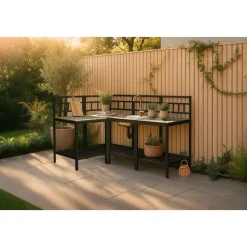 Utekök komplett svart - Alicante