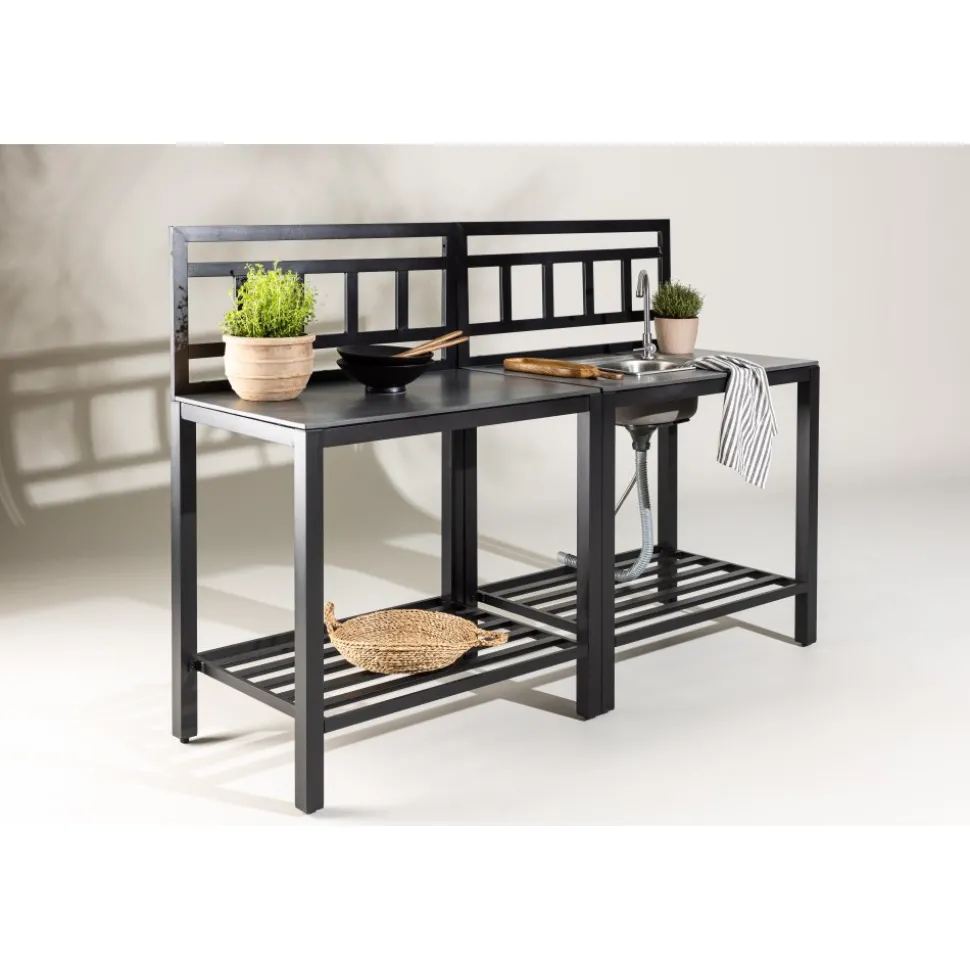 Utekök komplett svart - Alicante