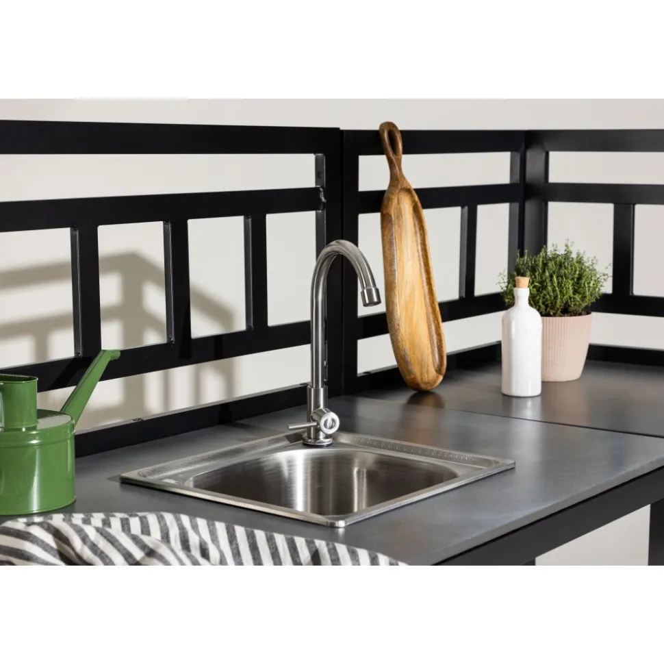 Utekök komplett svart - Alicante