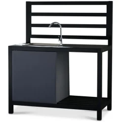 Utekök Lackö med inbyggd vask - 120x60 - Kolli 2 + Rengöringsmedel för utemöbler