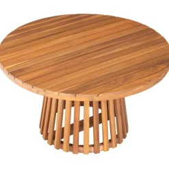 Utesoffbord i akasia Ø80 cm + Rengöringsmedel för utemöbler