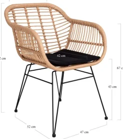 Utestol med dyna - Natur