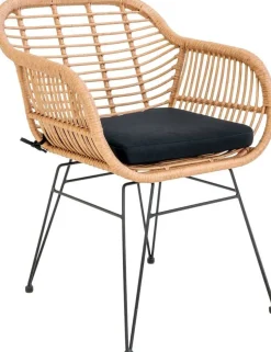 Utestol med dyna - Natur + Textilrengöring för möbler