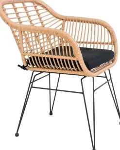 Utestol med dyna - Natur + Textilrengöring för möbler