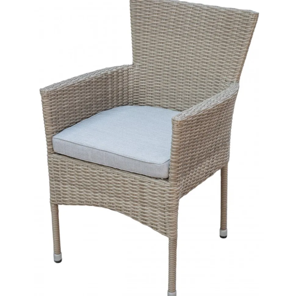 Utestol natur med sittdyna - Tor