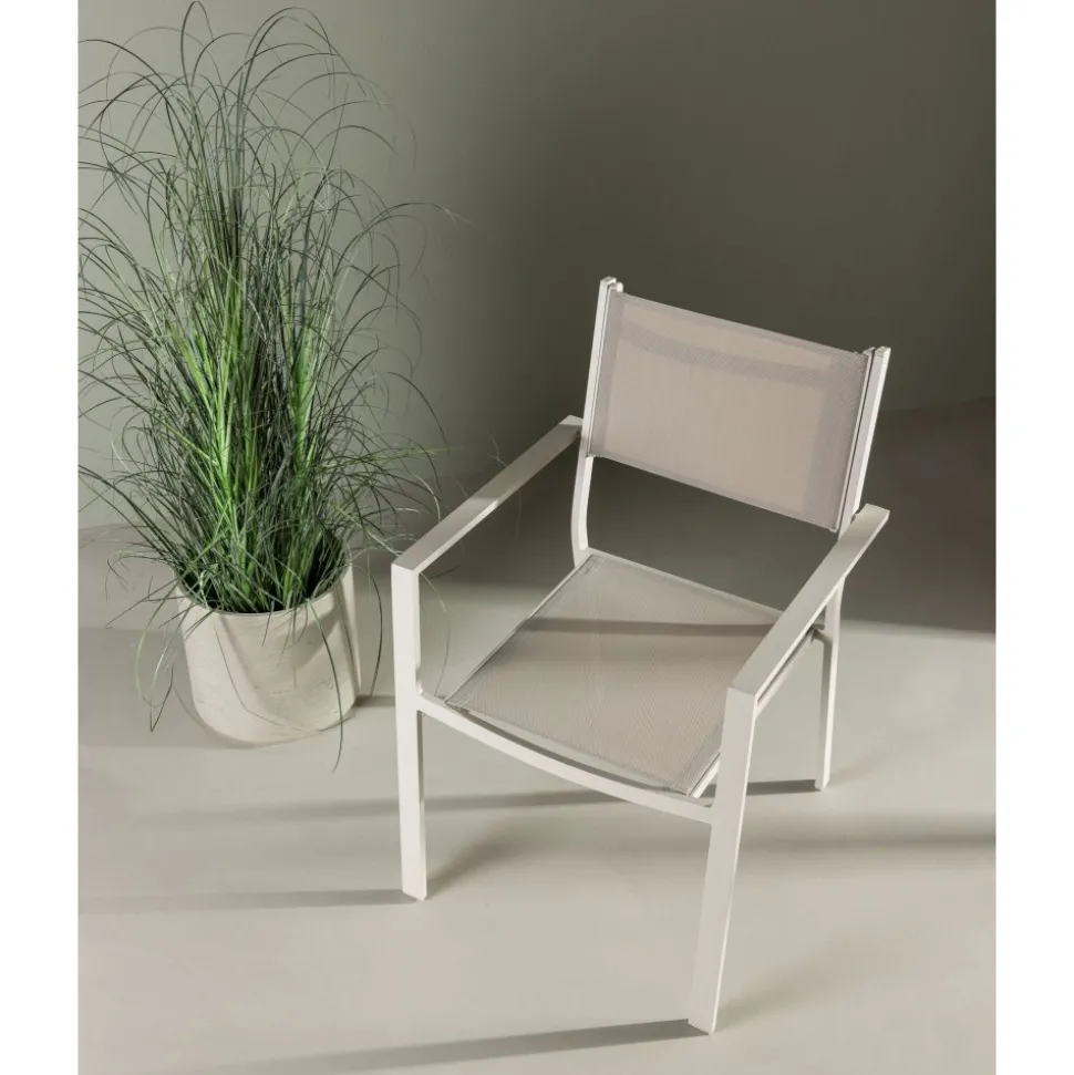 Utestol stapelbar beige - Copacabana