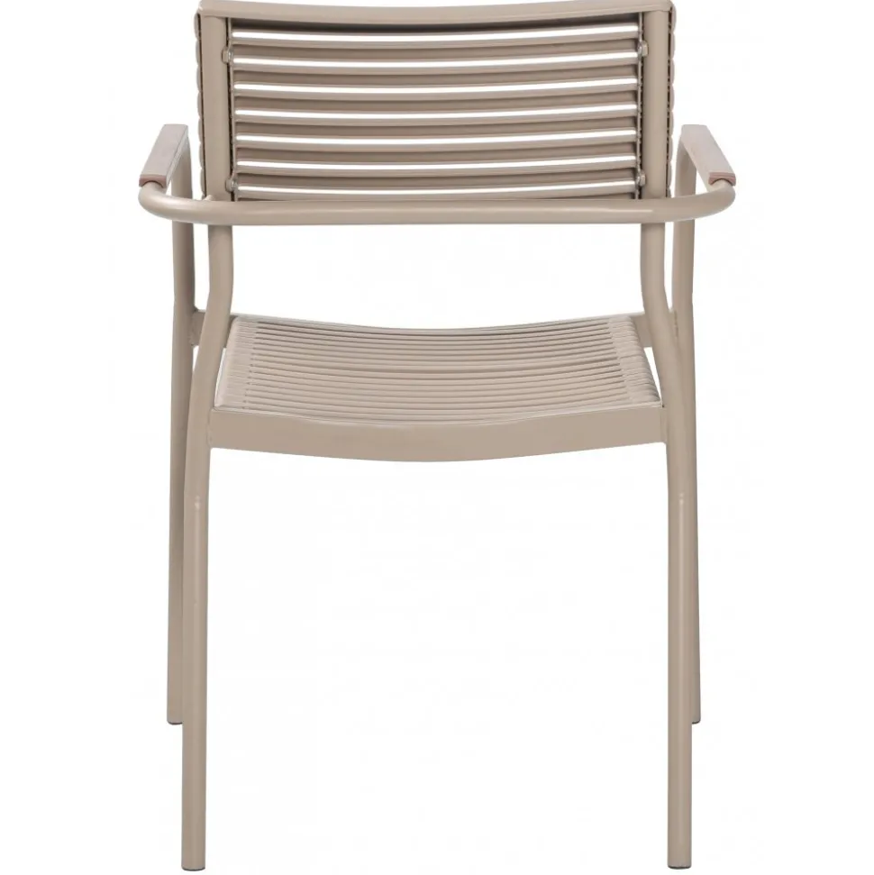 Utestol stapelbar beige - Pino + Rengöringsmedel för utemöbler