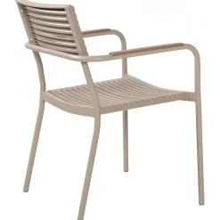 Utestol stapelbar beige - Pino