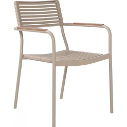 Utestol stapelbar beige - Pino