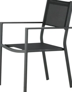 Utestol stapelbar svart - Copacabana + Rengöringsmedel för utemöbler