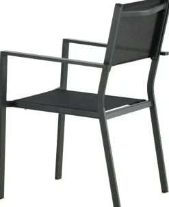 Utestol stapelbar svart - Copacabana + Rengöringsmedel för utemöbler