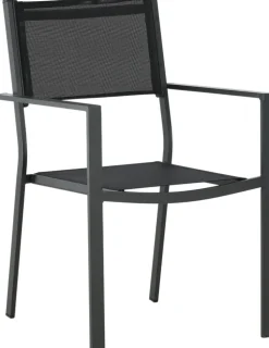 Utestol stapelbar svart - Copacabana