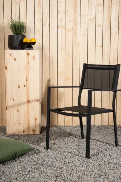 Utestol stapelbar svart - Copacabana