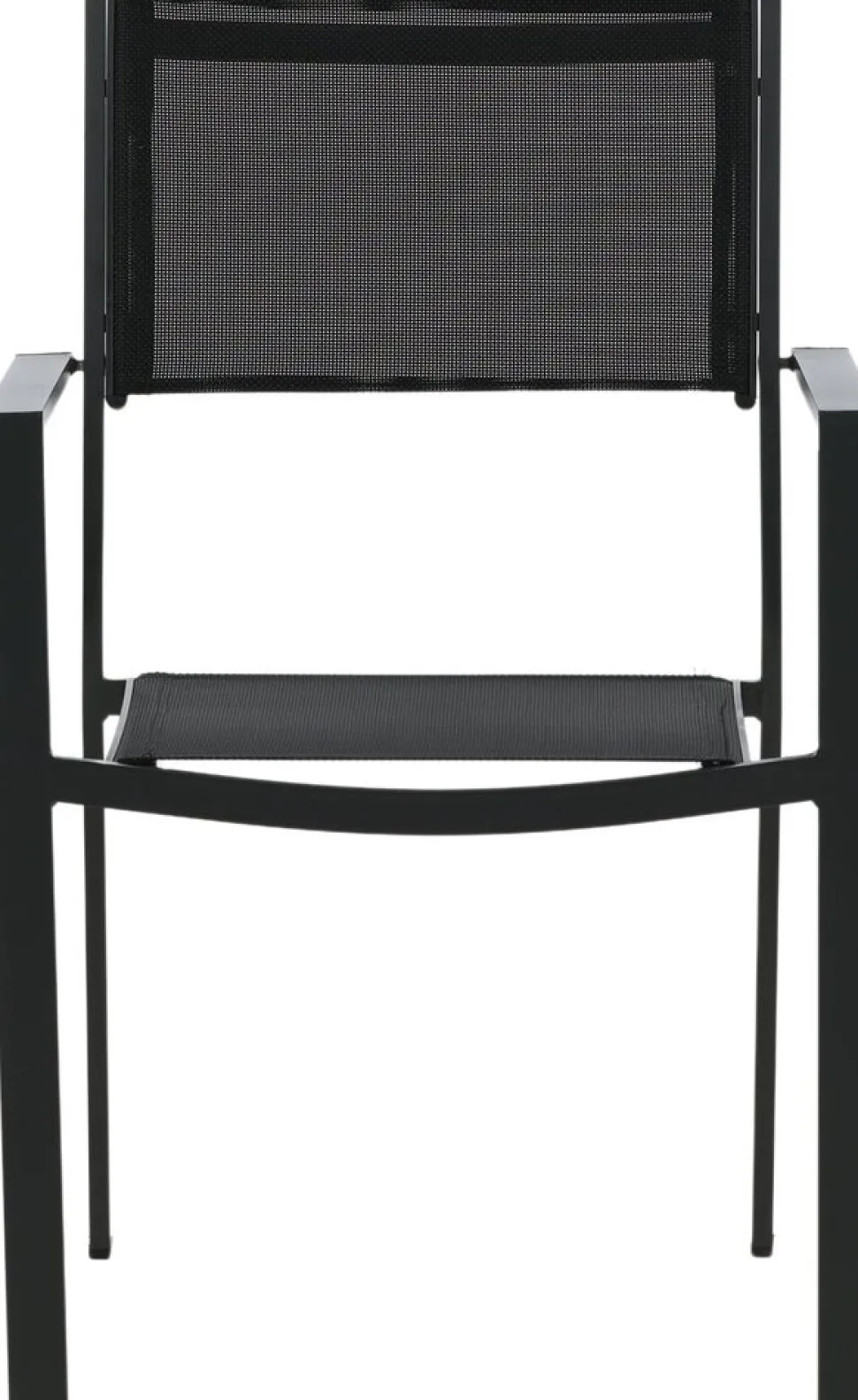 Utestol stapelbar svart - Copacabana + Textilskydd för utemöbler