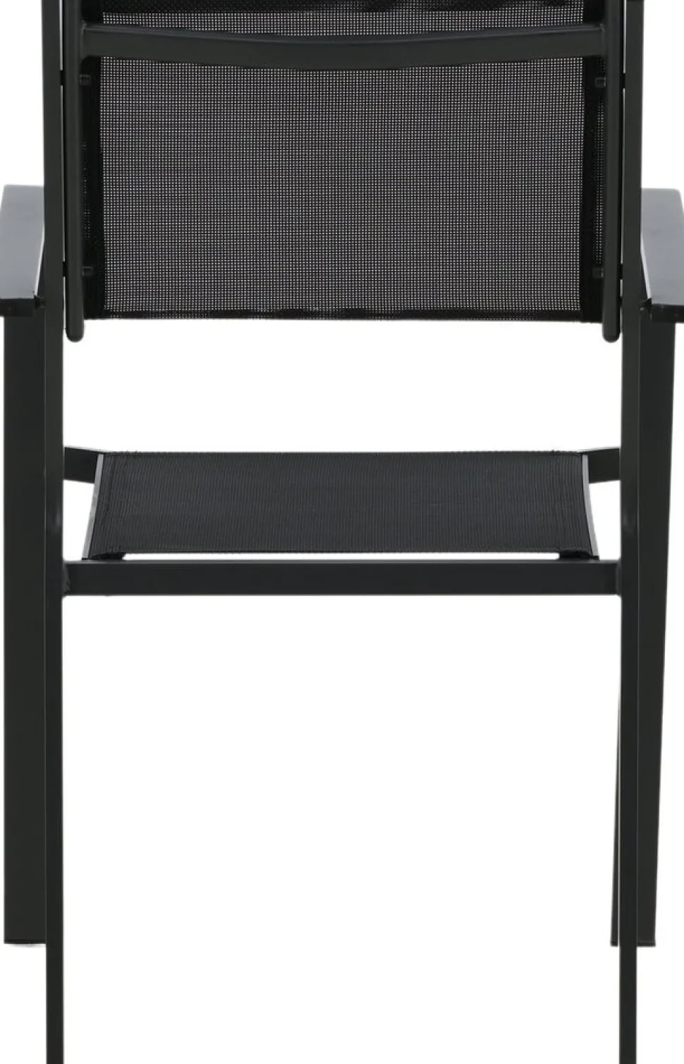 Utestol stapelbar svart - Copacabana + Textilskydd för utemöbler