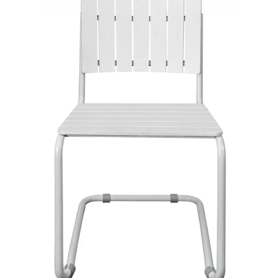 Utestol vit stapelbar - Holmsund