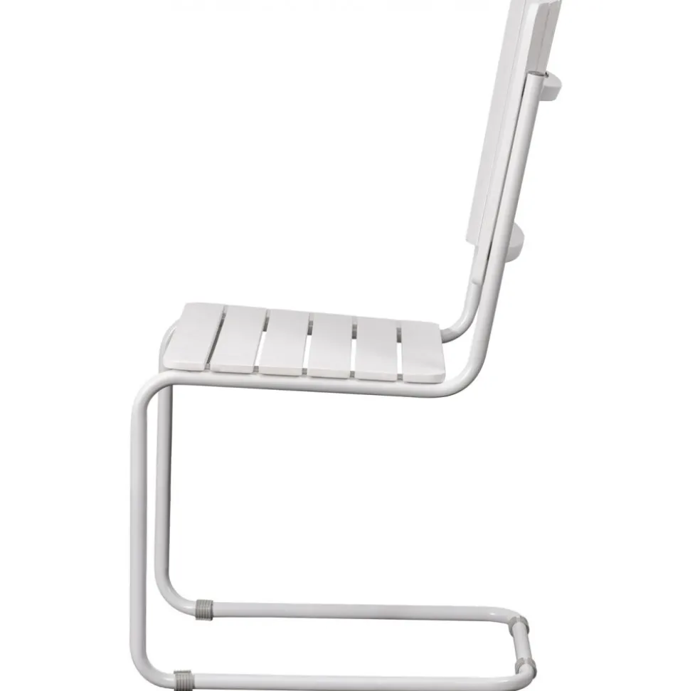 Utestol vit stapelbar - Holmsund