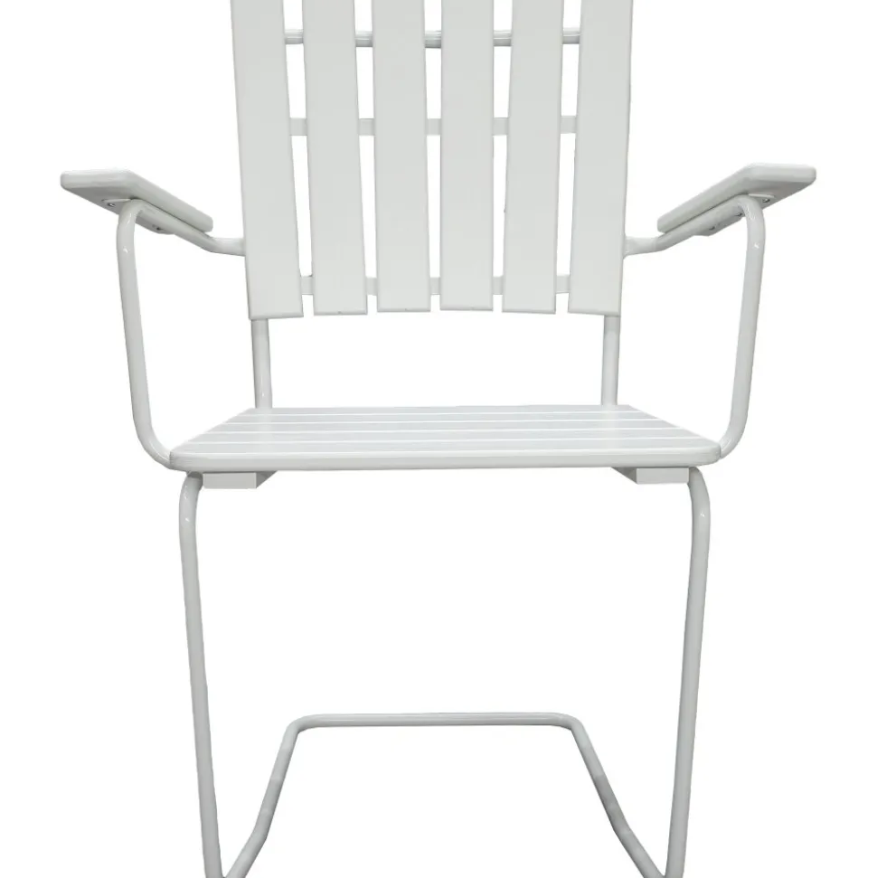 Utestol vit Vaxholm - Europa producerad