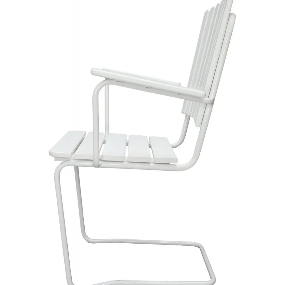 Utestol vit Vaxholm - Europa producerad