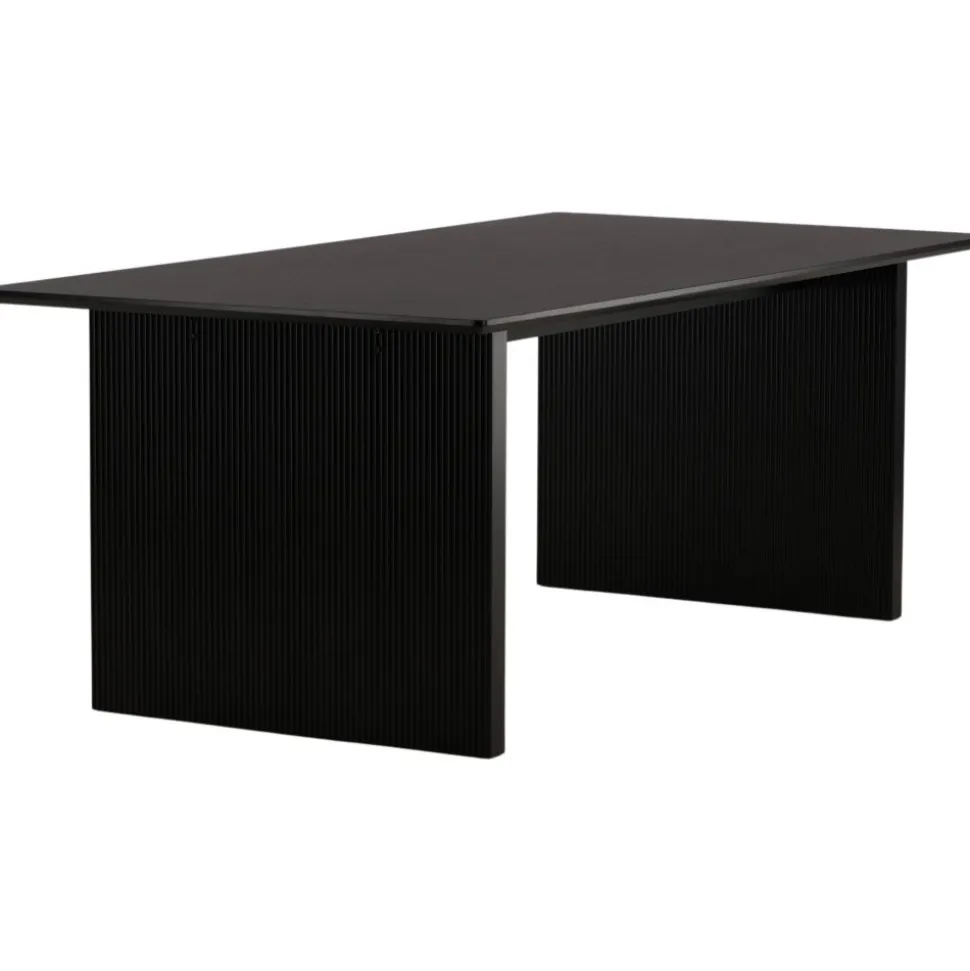 Vail matbord 200 x 100 cm - Svart