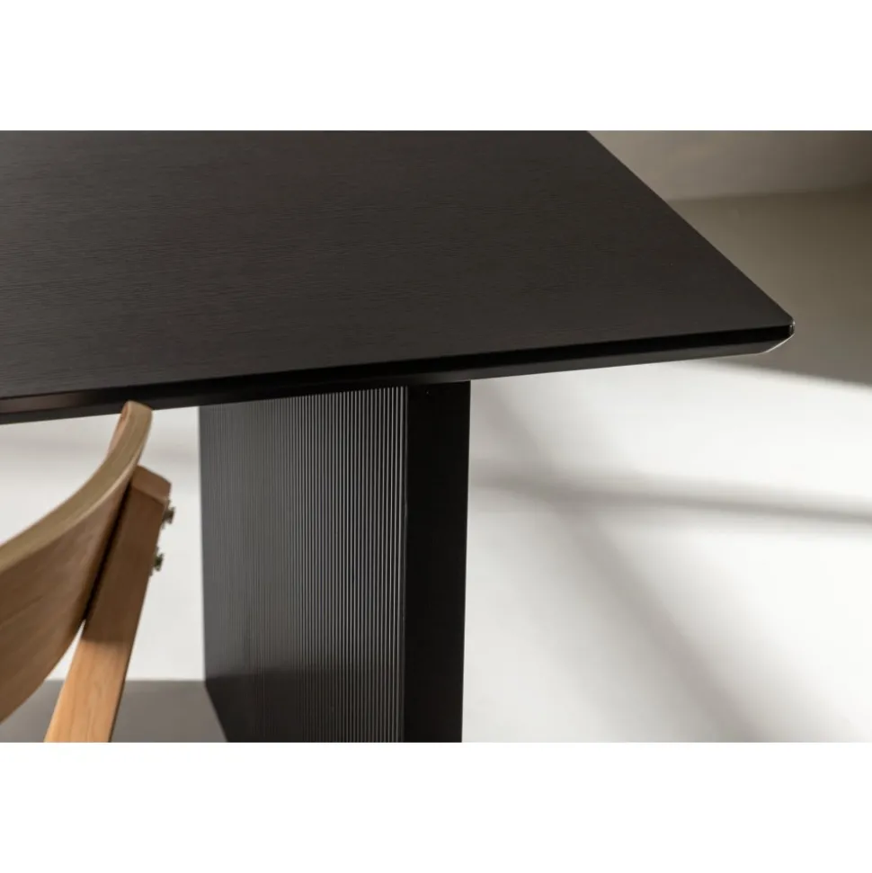 Vail matbord 200 x 100 cm - Svart