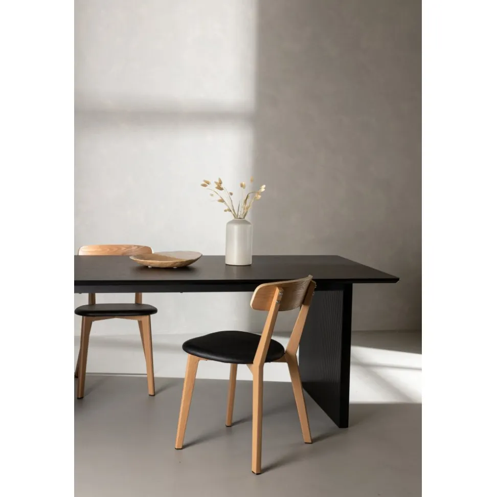 Vail matbord 200 x 100 cm - Svart