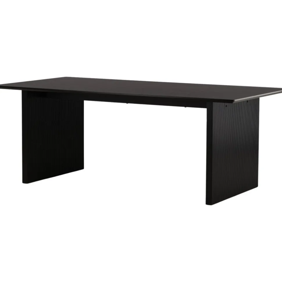 Vail matbord 200 x 100 cm - Svart